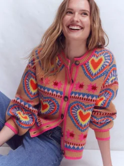 Cardigan Boden Abi jacquard