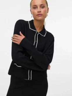 Cardigan VERO MODA en maille à boutons contrastants sur le devant