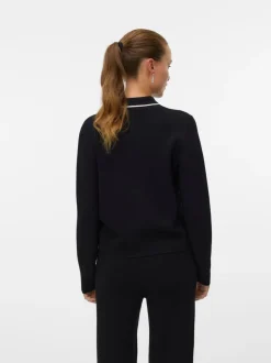 Cardigan VERO MODA en maille à boutons contrastants sur le devant