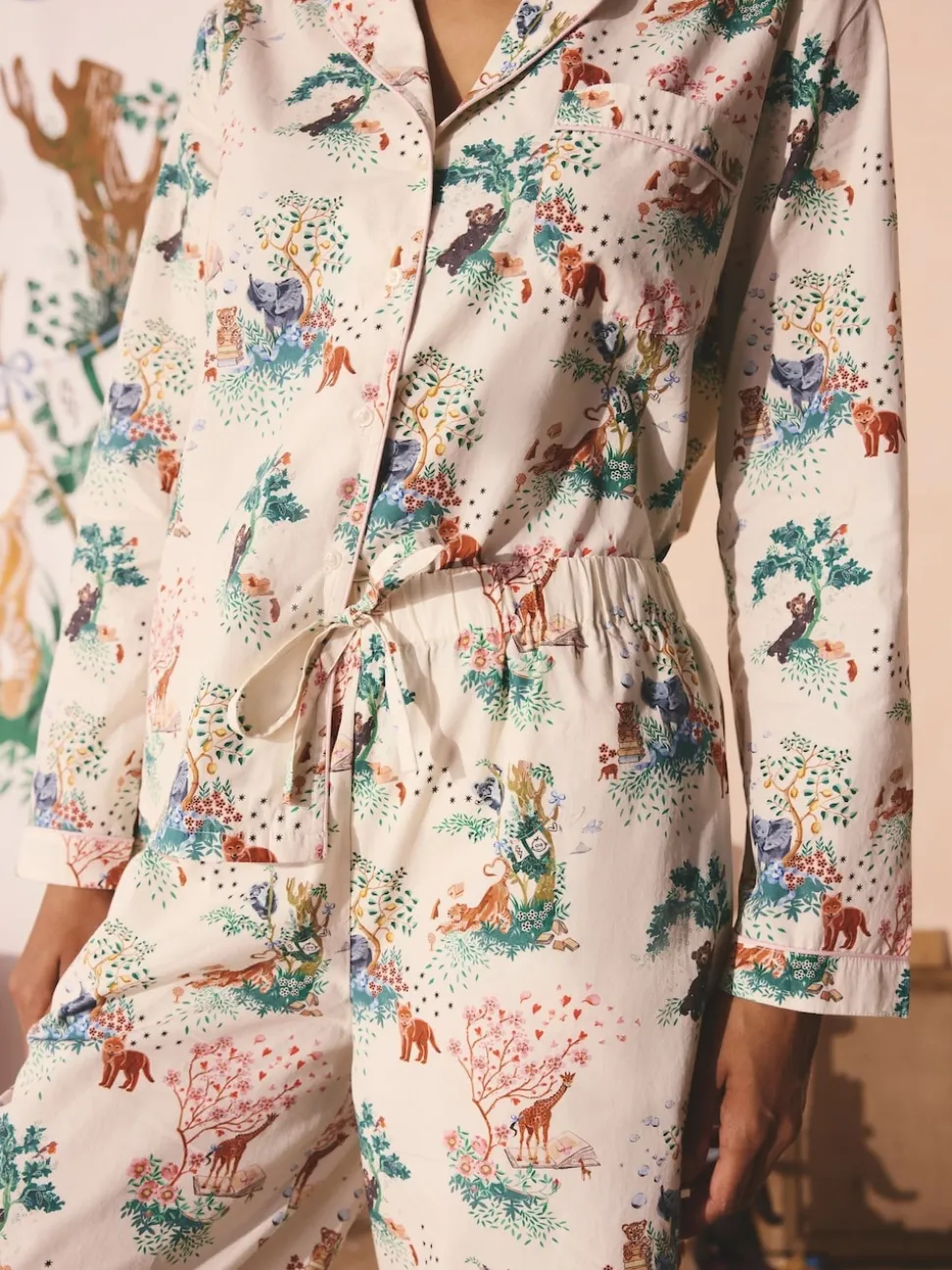 Cath Kidston pyjama Great Ormond Street Hospital boutonné