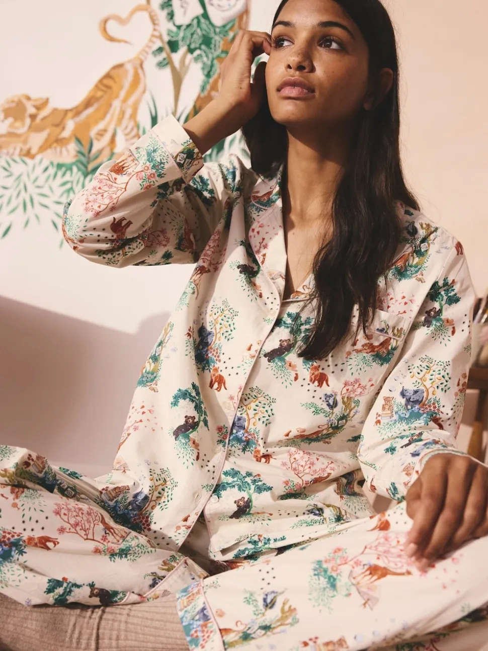 Cath Kidston pyjama Great Ormond Street Hospital boutonné