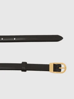 Ceinture à boucle courte en cuir Reiss Mila