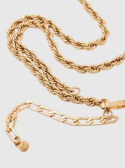 Ceinture à chaîne torsadée Reiss Isabella