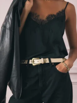 Ceinture cloutée en cuir Rockett St George