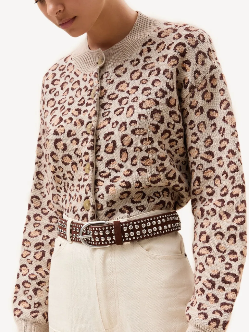 Ceinture cloutée Loeffler Randall Isaac
