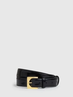 Ceinture en cuir à boucle carrée Reiss Belinda