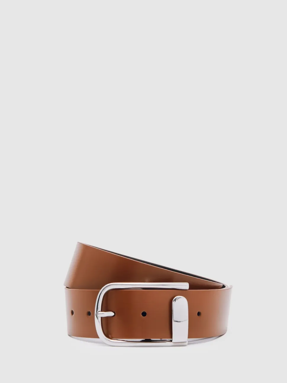 Ceinture en cuir avec boucle à demi-passant Reiss Iyla