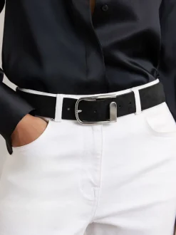 Ceinture en cuir avec boucle à demi-passant Reiss Iyla