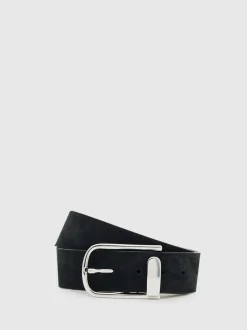 Ceinture en cuir avec boucle à demi-passant Reiss Iyla