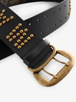 Ceinture épaisse cloutée Rockett St George en cuir Magic and Star Dust
