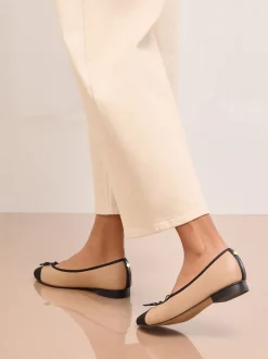 chameau - Ballerines Lipsy vernies à bout ouvert