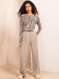 chameau - Friends Like These Premium Elastic Back habillé Ample Pantalons