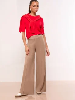 chameau - Lipsy Pantalon large taille haute