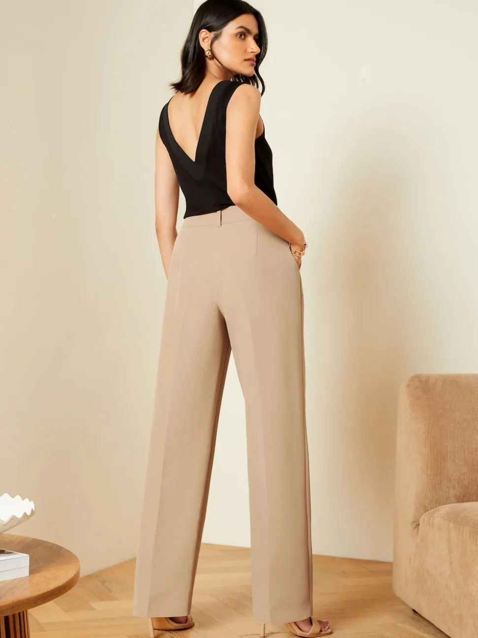 chameau - Love & Roses Pantalons amples