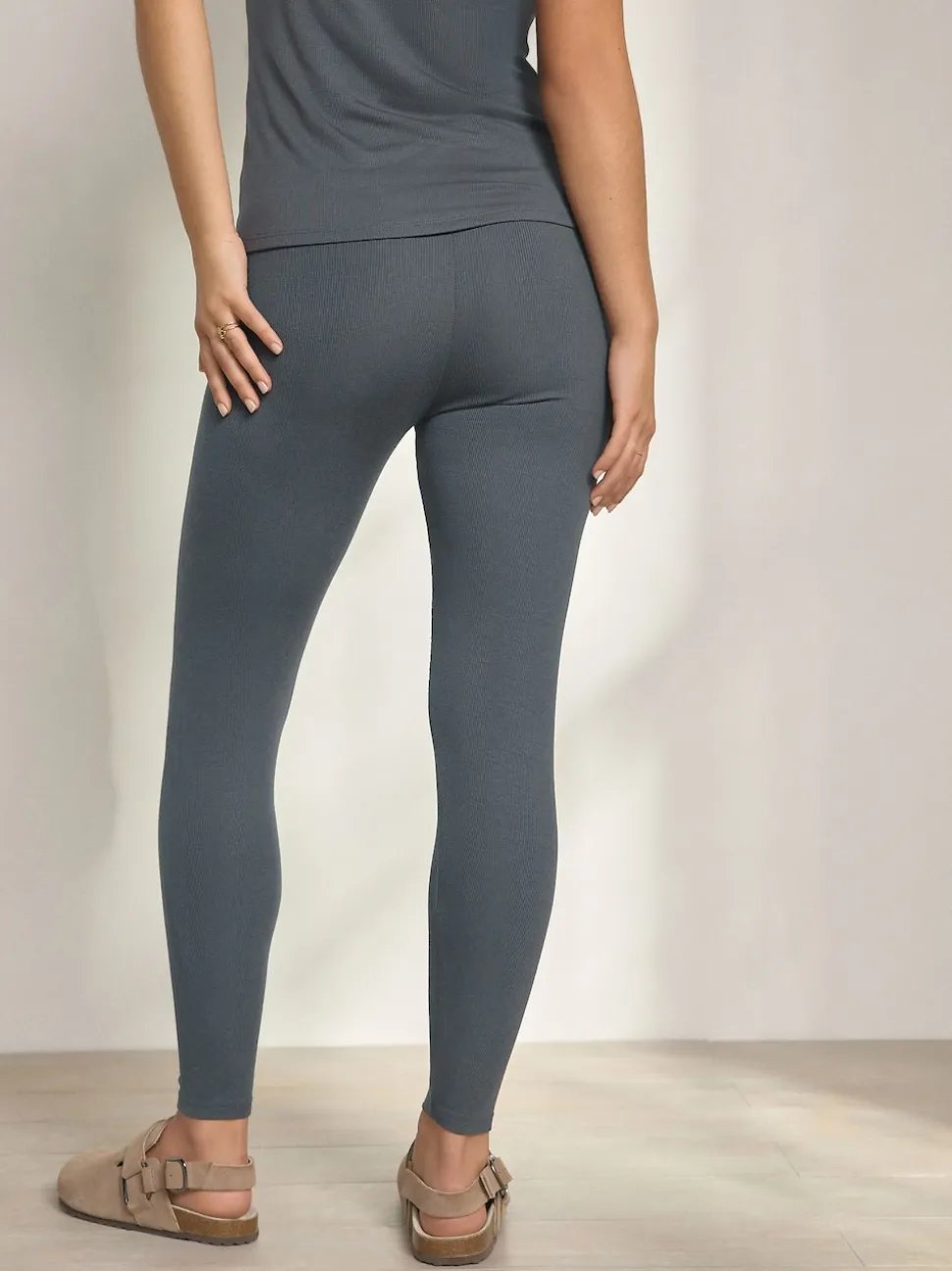 charbon de bois - Leggings de base thermique