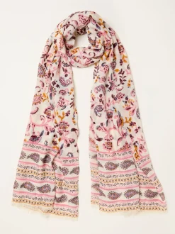 Écharpe légère FatFace à Motif paisley Fleuri