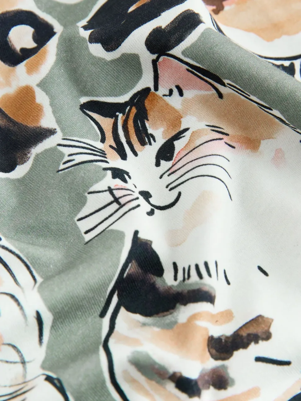 Chat neutre - Pyjama à manches longues