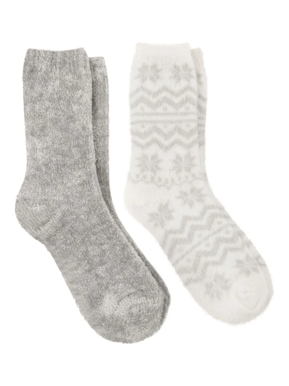 Chaussettes de lit Totes Toasties Ladies Fair Isle & Chenille super douces