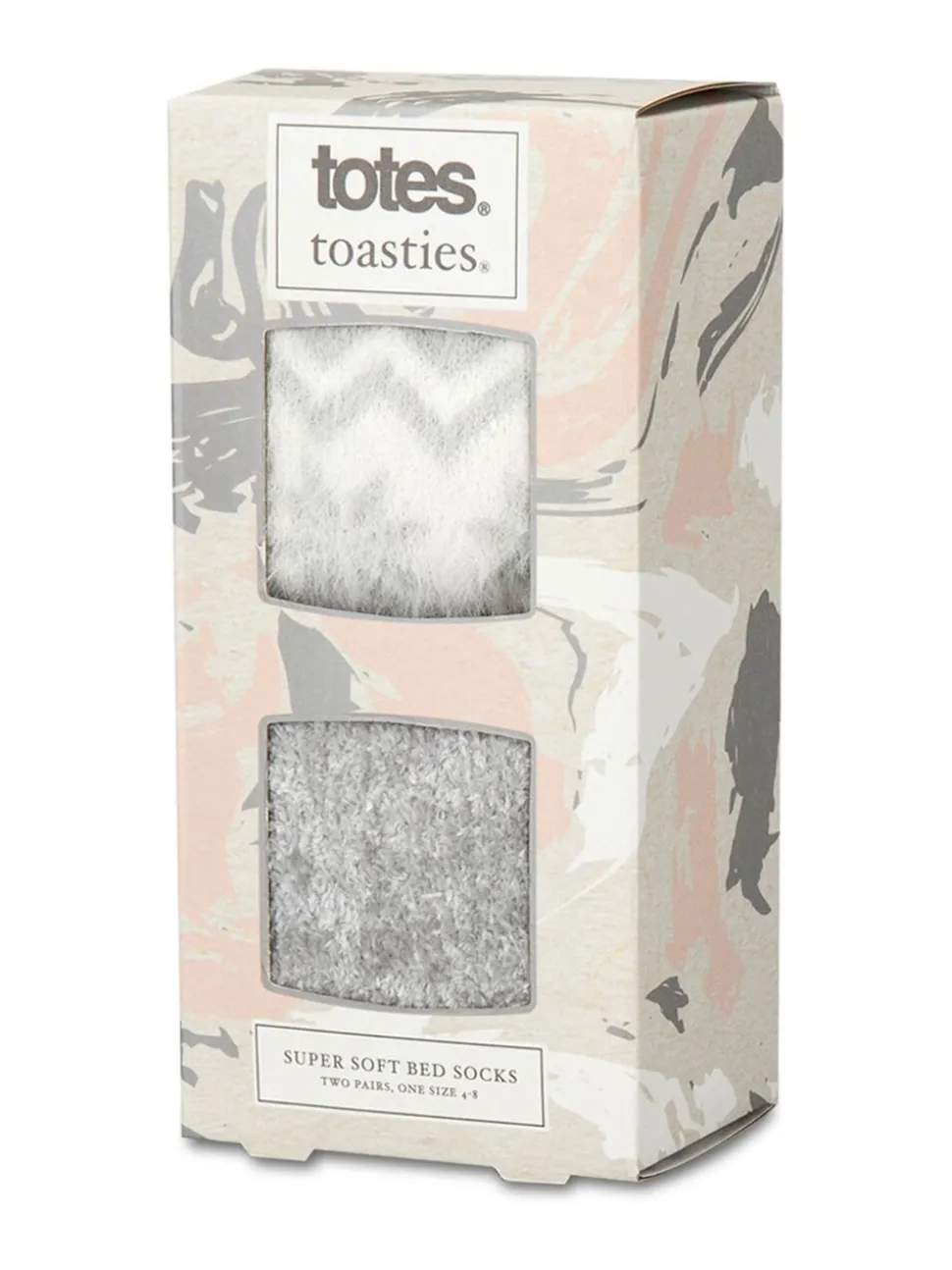 Chaussettes de lit Totes Toasties Ladies Fair Isle & Chenille super douces