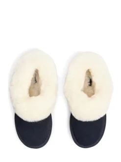 Chaussons à enfiler Hotter Coupe classique Hug bleu marine