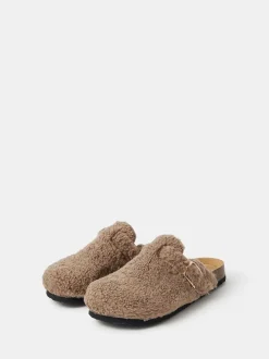 Chaussons Accessorize sabots en peau de mouton