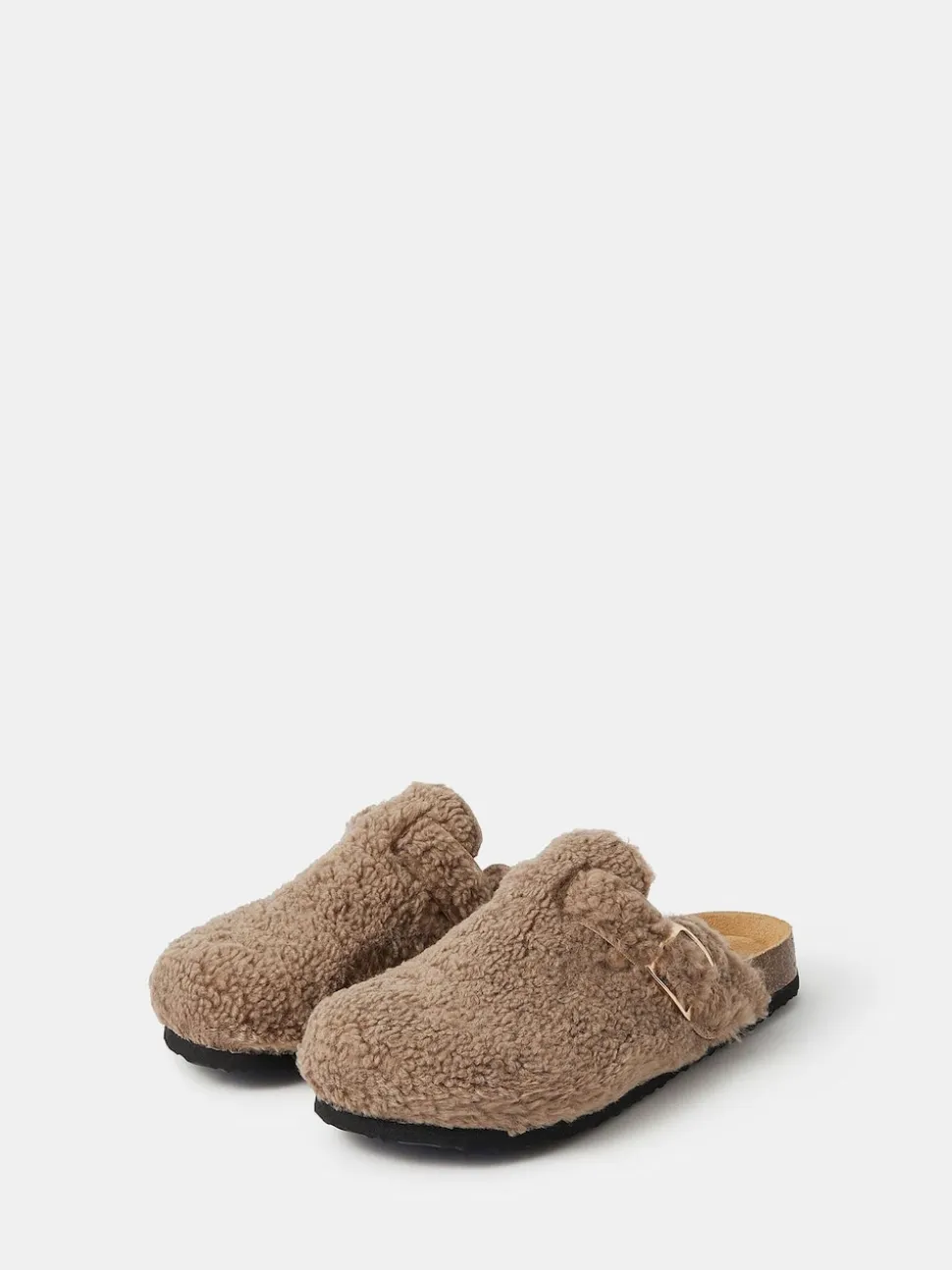 Chaussons Accessorize sabots en peau de mouton