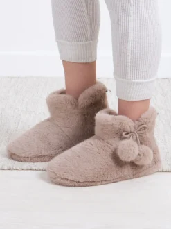 Chaussons bottes Totes Toasties femme en fausse fourrure