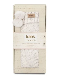 Chaussons chaussettes Totes Toasties Luxury femme en maille épaisse
