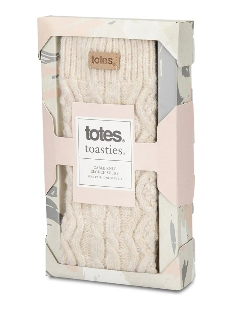 Chaussons chaussettes Totes Toasties femme en maille torsadée souples