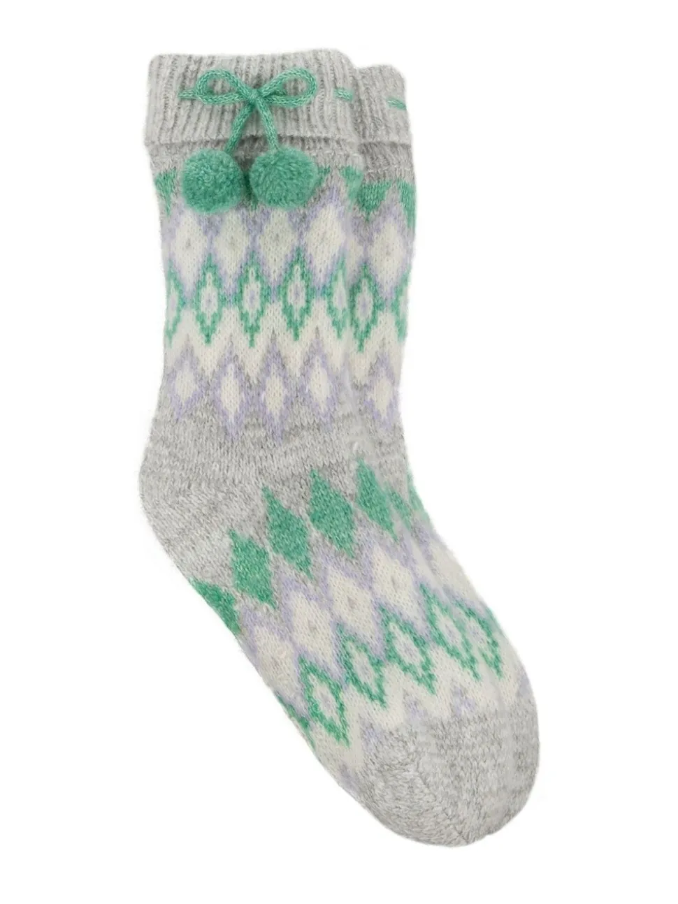 Chaussons chaussettes Totes Toasties Ladies Fairisle en chenille