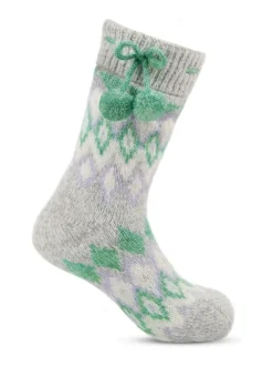 Chaussons chaussettes Totes Toasties Ladies Fairisle en chenille