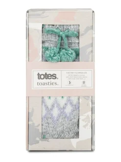 Chaussons chaussettes Totes Toasties Ladies Fairisle en chenille