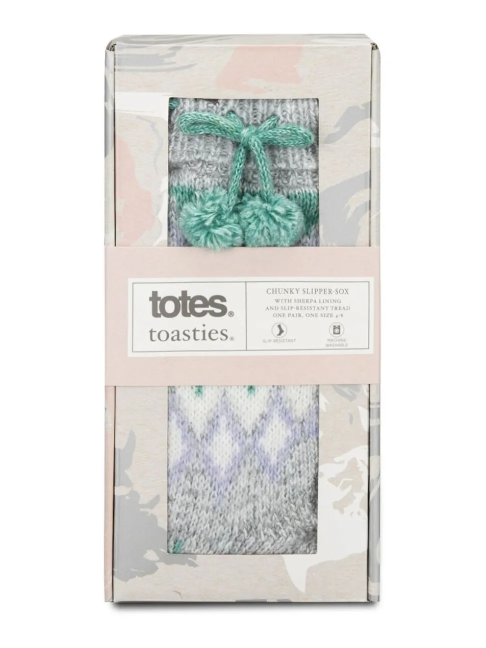 Chaussons chaussettes Totes Toasties Ladies Fairisle en chenille