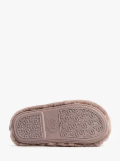 Chaussons Just Sheepskin Marron femme Louise en peau de mouton
