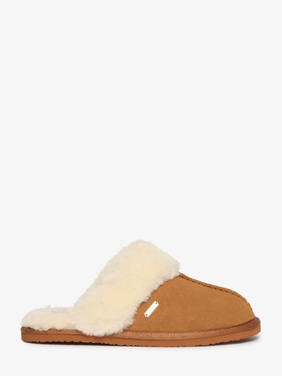 Chaussons mules en faux daim Superdry