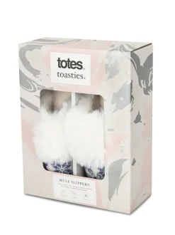 Chaussons mules en maille Totes Toasties Ladies Fair Isle