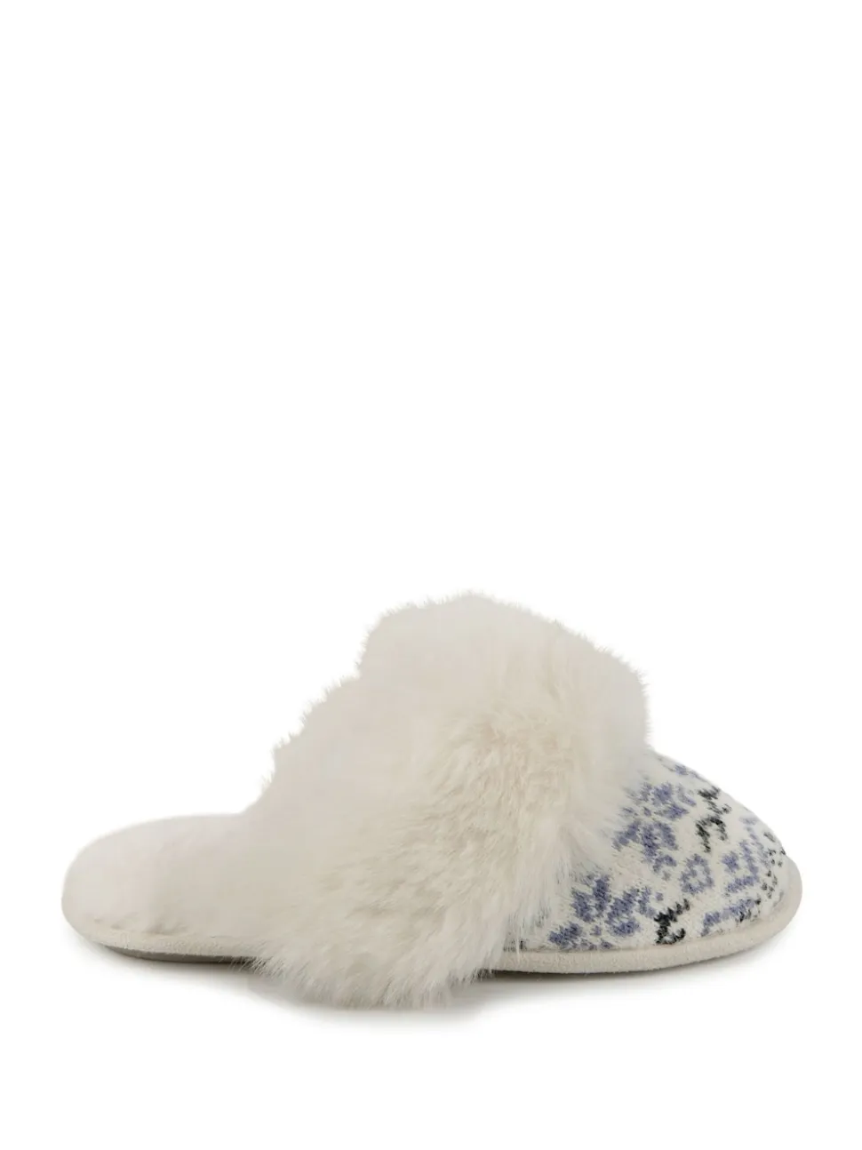 Chaussons mules en maille Totes Toasties Ladies Fair Isle