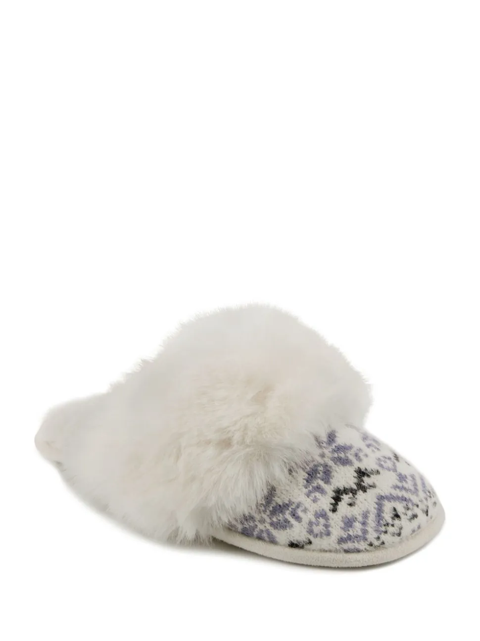 Chaussons mules en maille Totes Toasties Ladies Fair Isle