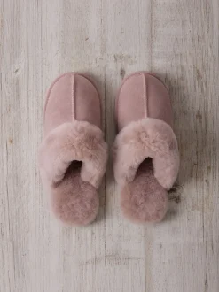 Chaussons mules en peau de mouton de Chelsea Peers