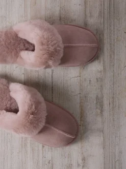 Chaussons mules en peau de mouton de Chelsea Peers