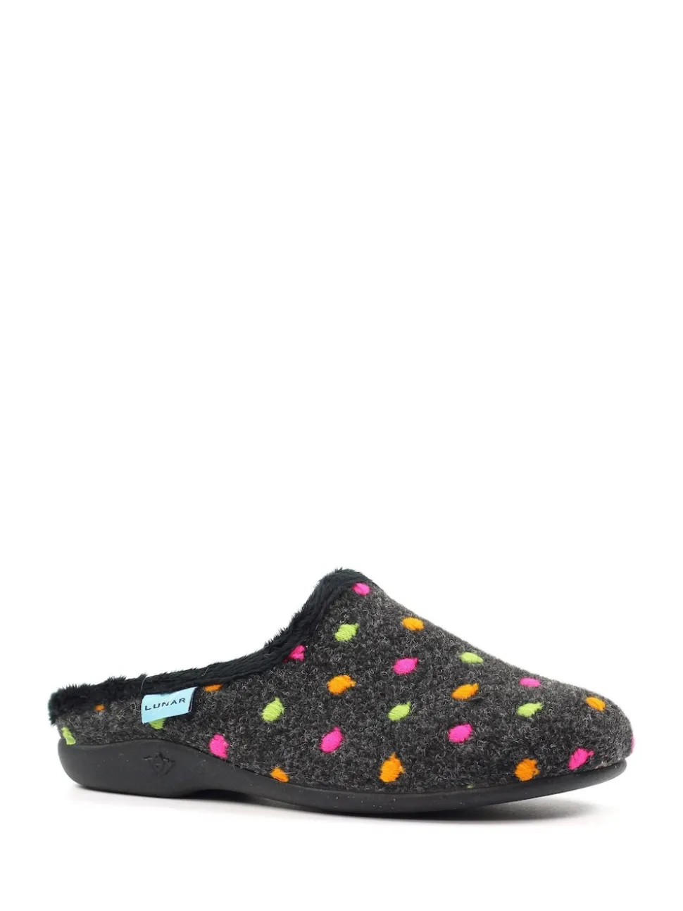 Chaussons mules Lunar Peanut à pois