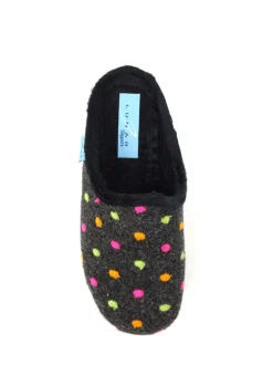 Chaussons mules Lunar Peanut à pois