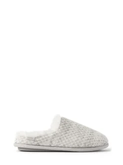 Chaussons mules Totes Isotoner pour femme en maille scintillante