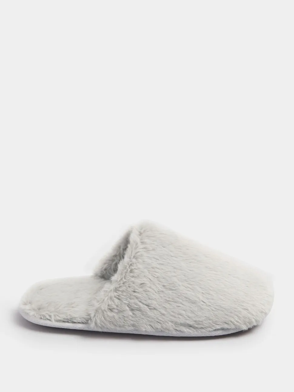 Chaussons mules Yours Curve en fausse fourrure en peluche