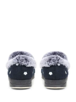 Chaussons Pavers en fausse fourrure fleuris