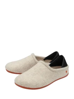 Chaussons plats Lotus en textile