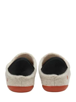 Chaussons plats Lotus en textile