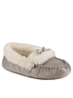 Chaussons Totes mocassins d’hiver scintillants pour femme