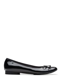 Chaussures Clarks en cuir verni Loreleigh Ballerina