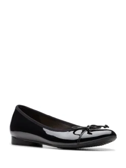 Chaussures Clarks en cuir verni Loreleigh Ballerina